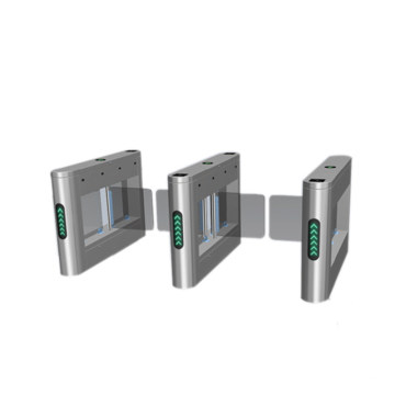 Silvery 304 Stainless Steel Turnstile Qr Code Reader Access Control System